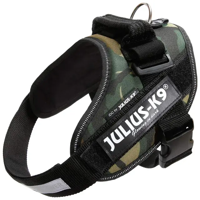 JULIUS-K9 Arnés JULIUS-K9 IDC, 0/M–L, 58–76 cm/40 mm, Camuflaje, Perro
