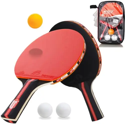 amaza set ping pong 2 raquetas