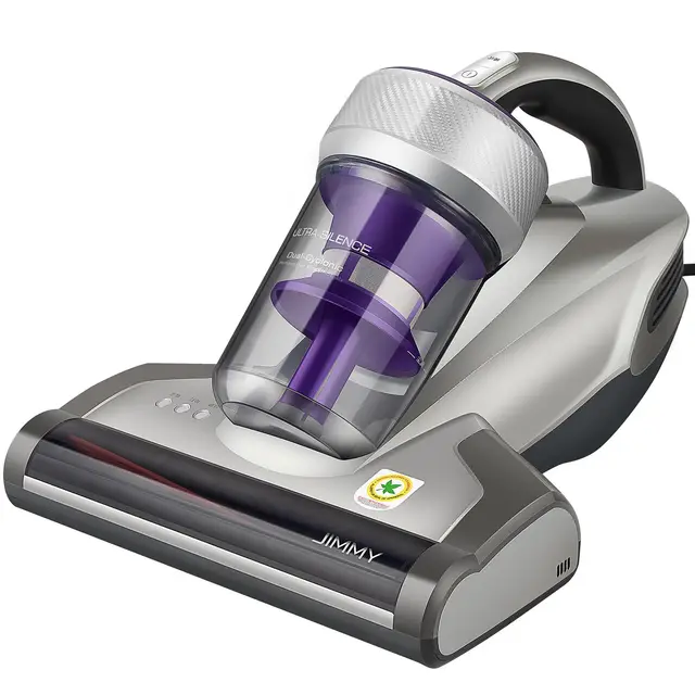 Jimmy JV35 Aspirador Antiácaros 700W con Luz UV-C, Golpeteo Fuerte y Aire Caliente, Portátil para Colchones, Camas y Sofás