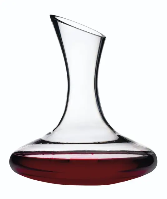 BarCraft Juego Decantador de Vino Luxury en Caja de Regalo, Hecha de Cristal, Transparente, 1.5 litros