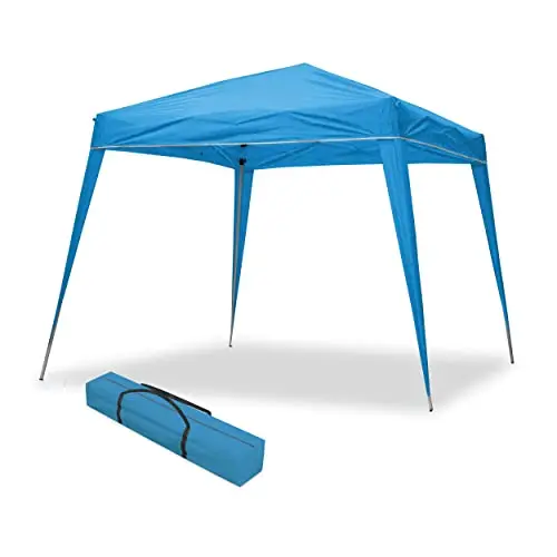 Wasabi - Carpa Plegable 3x3 m – Resistente al Agua - Incluye Vientos y Piquetas de Fijación - Estructura de Acero - Cenador para Jardín – Pérgola Playa - Camping Fiestas