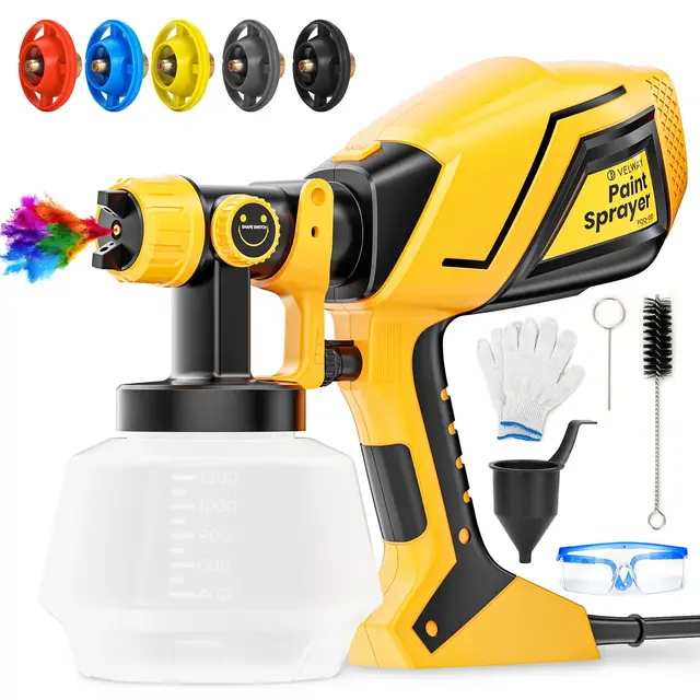 velway vl000045 pistola de pintura 600w