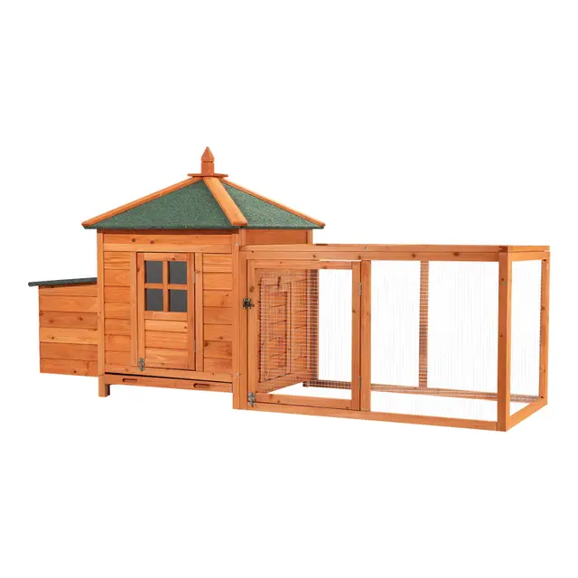 Conejera Casa Caseta Animales pequeños Madera Exterior Mascota Jaula Corredor