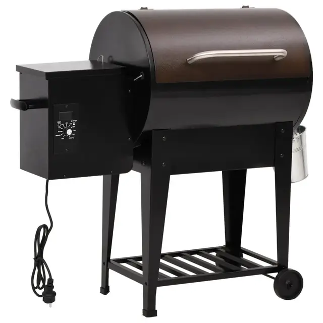 vidaxl mit regal/1 barbacoa de pellets