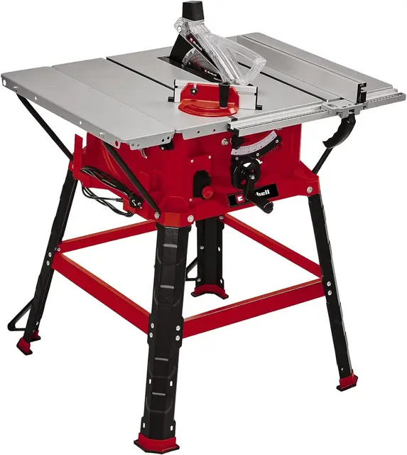 Einhell Sierra circular de mesa TC-TS 254 U (máx. 2200 W, tope paralelo/angular o transversal, soportes en la carcasa, aumento de soporte, hoja de sierra inclinable, conexión de succión de polvo)
