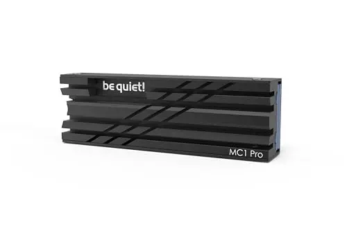 be quiet! MC1 Pro refrigerador para SSD M.2, disipador térmico con heatpipe integrada para módulos 2280 de una cara y de doble cara, BZ003