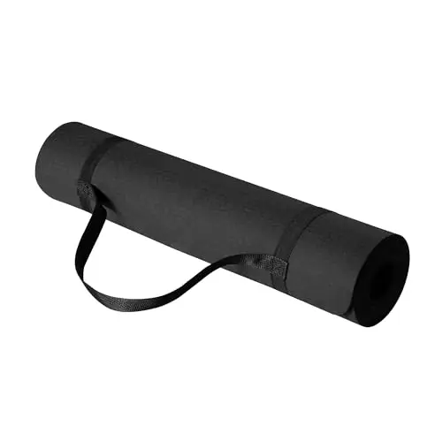 Amazon Basics 1/4 Inch Thick TPE Exercise Yoga Mat with Carrying Strap