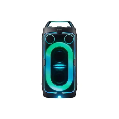Samsung Torre de Sonido MX-ST50F/ZF, 240W, Luces, 18h de autonomía, 3 Modos de Base, Certificado IPX4, Sound Tower App