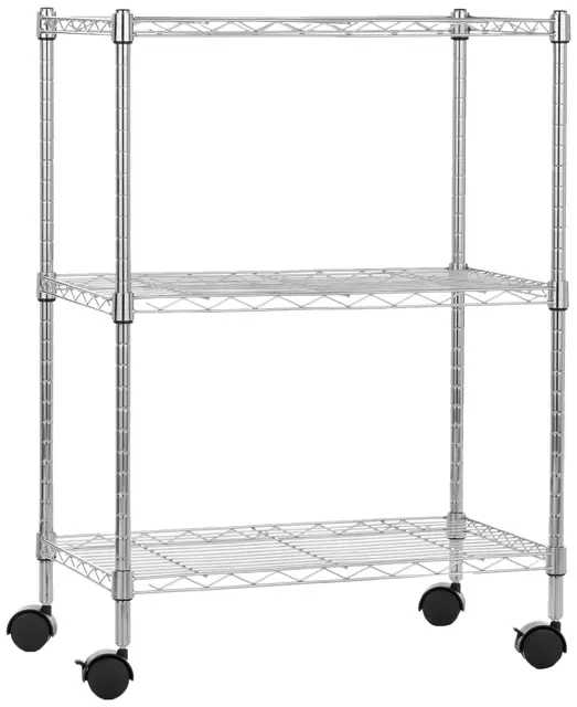 amazon basics estantería ruedas 3 baldas