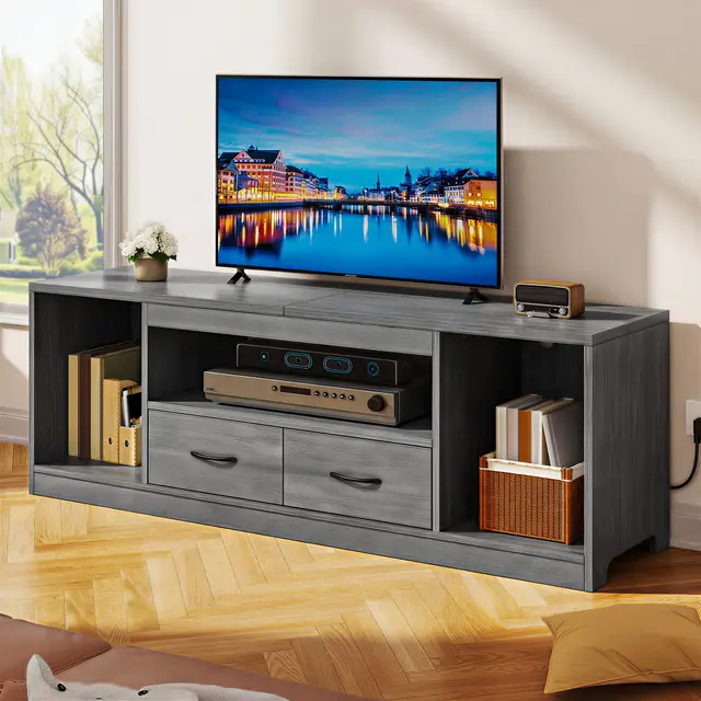 yitahome mueble tv 148 cm 2 puertas 3