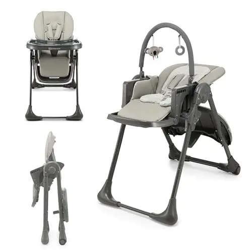 kinderkraft tummie trona 2en1 gray