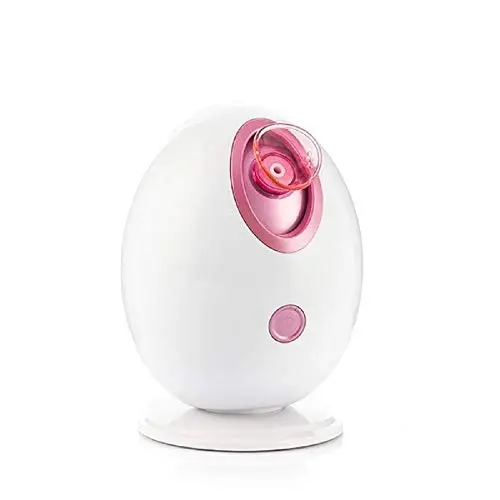 InnovaGoods Moispa Sauna Facial Eléctrica - Nano-vaporizador, Hidratación Profunda, Limpieza Intensiva, 90ml, 40ºC, Apagado Automático, Blanco Rosa, ABS