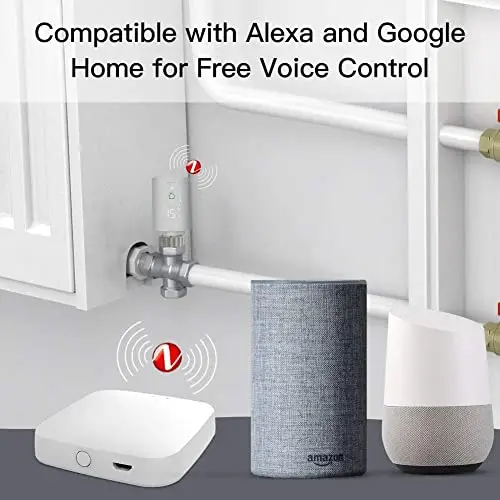 MOES Zigbee Wireless Gateway HUB, Zigbee Bridge, con función de Mesh, Compatible con Smart Life/Tuya App, Protocolo Dual, WiFi&Zigbee