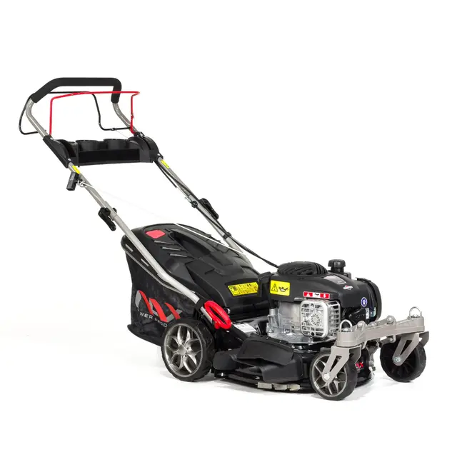 NAX POWER PRODUCTS 1000S motor Briggs & Stratton serie 450E 125 cm3 ancho de corte 42 cm cesta 45l sistema de lavado de la carcasa cortacésped a gasolina con tracción