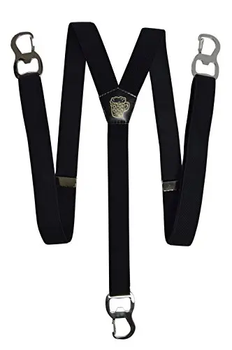 Tirantes En Forma De Y Con Abridor De Botella De Cerveza Y Clips De Mosquetón - 2.5 cm
