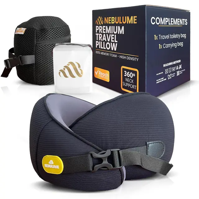 nebulume premium almohada viaje cuello