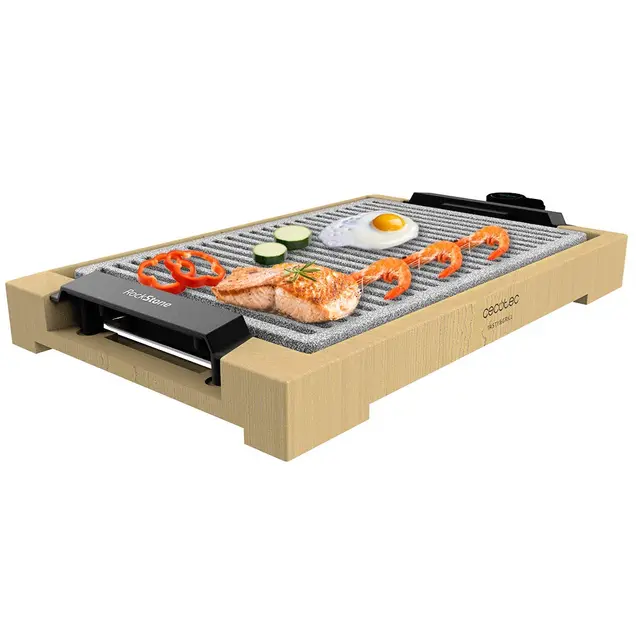 cecotec tasty&grill 2000 bamboo plancha