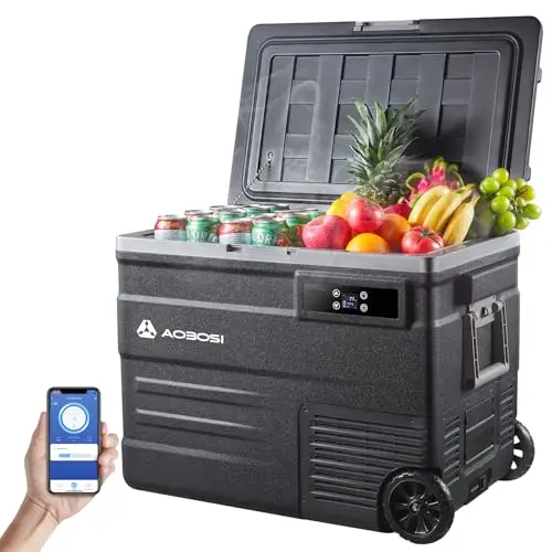 aaobosi nevera portátil 55l compresor
