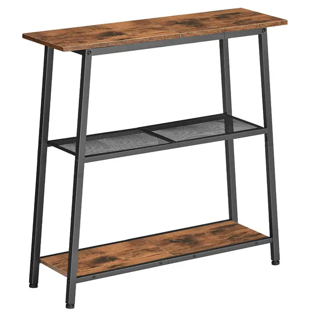 hoobro mesa consola 3 niveles 75x24x75cm