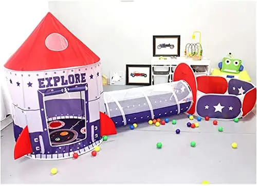 floving tienda 3 en 1 con túnel y aro