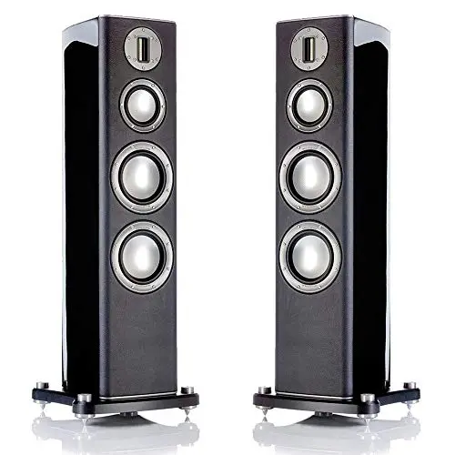 Monitor Audio - Altavoces de columna Bronce BR5 Walnut
