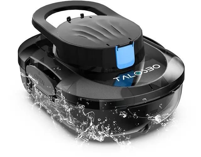 (2026 Upgrade) S1PRO Robot Piscina, Doble Motor Robot Limpiafondos Piscina Sin Cable, 120 Min de Limpieza, Carga en 2.5h, Autoaparcable, para Piscinas de Fondo Plano 100 m²