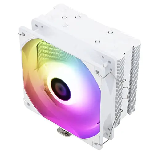 TR Assassin King 120 SE White ARGB Enfriador de aire para CPU, 5 tubos de calor, TL-C12CW-S PWM Enfriador de CPU silencioso, Para AMD AM4 AM5/Intel 1151/1150/1200/1700