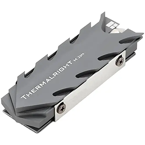 Thermalright M.2 2280 Pro SSD Disipador de calor, tubo de calor de 8 mm, almohadilla térmica de doble cara de alto rendimiento