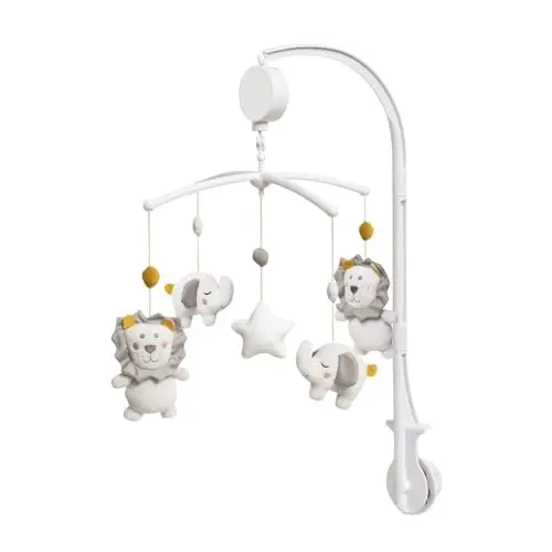 interbaby león carrusel musical cuna
