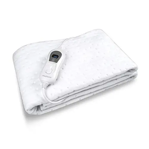 medisana HU 665 Calefacción bajo la cama, 150 x 80 cm, desconexión automática, protección contra sobrecalentamiento, 3 ajustes de temperatura, lavable adecuado para todos los colchones estándar