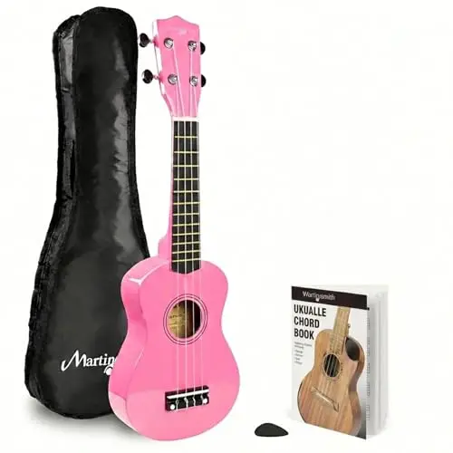 Martin Smith UK-212-PNK-A - Ukelele soprano