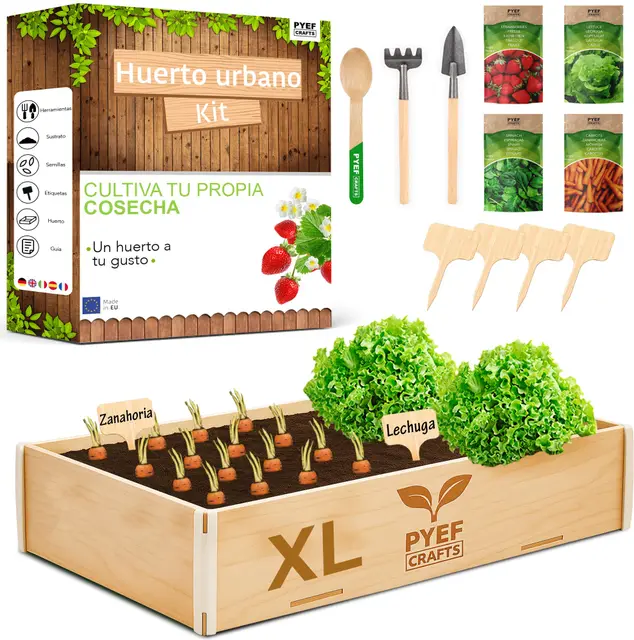 pyef crafts kit cultivo xl huerto urbano