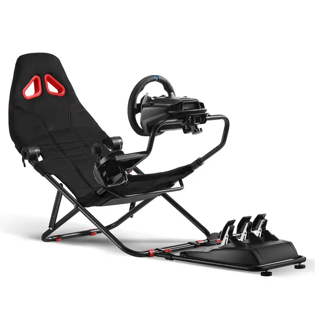 DIWANGUS Racing Seat Soporte de volante para Logitech G923 G920 G29 G27 G25, soporte de volante plegable adecuado para Thrustmaster T248X T248 T300Rs TX T150 PS4 PS5 Xbox 360 Xbox