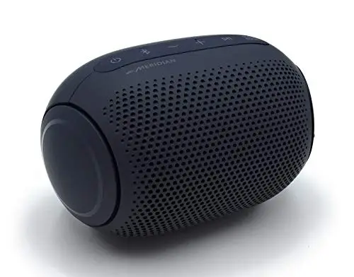 LG XBOOM Go PL2 Azul marino - Altavoz Bluetooth de 5W de potencia con sonido Meridian, autonomía 10 horas, Bluetooth 5.0, protección IPX5, USB-C, comandos de voz Google y Siri
