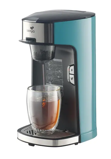 SENYA Tea Time, Tetera eléctrica compatible té a granel o bolsita, con infusor extraíble 1415 W, SYBF-CM013V