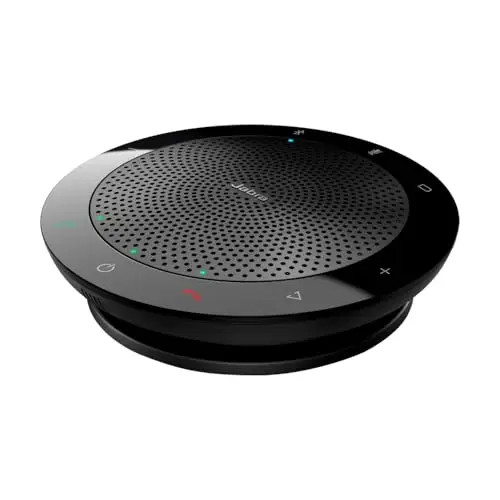 Jabra Speak 510 - Altavoz Portátil para Conferencias con USB - Certificado para Comunicaciones Unificadas - Compatible con PC, Smartphones y Tabletas