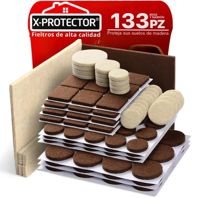 x-protector 133 piezas fieltros
