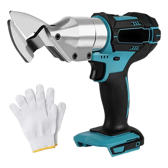 Tijeras Eléctricas Inalámbricas Compatibles con Makita 18V Batería, Cizalla Eléctrica para Metal con Cabezal Giratorio de 360 ° para Chapa, Carton, Alfombras (batería no incluida)