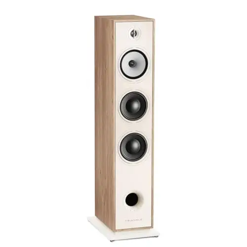 Triangle - Altavoz de Columna Hi-Fi BOREA BR08 - Potencia Admisible 150W - Sensibilidad 92 dB/W/m – Woofer 16 cm – Versátil para Música y Cine en Casa - 206 x 1020 x 314 mm - Roble Claro (Unidad)