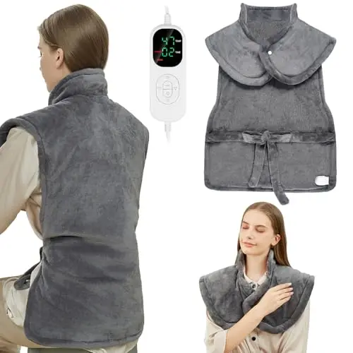Uplayteck H31Z1 Almohadilla Térmica Eléctrica para Espalda y Cuello
