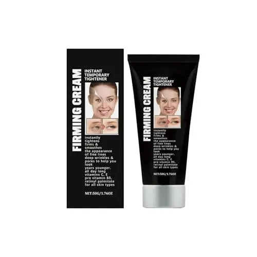 Crema Lifting Instantánea Para El Rostro,Crema Reafirmante Facial Para Piel Flácida,Anti-Arrugas Y Compacto,Apta Todo Tipo De Piel,50G