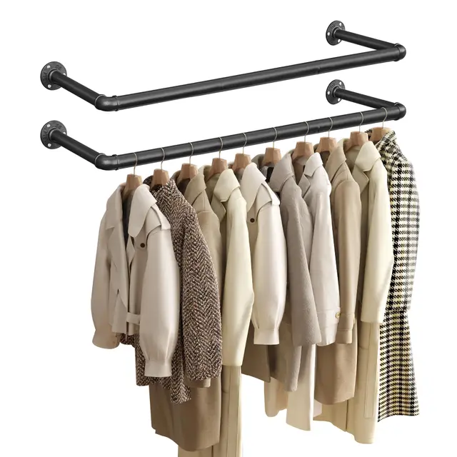 songmics barra industrial doble 92 cm