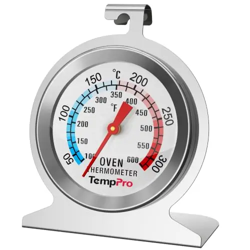 temppro aot-200 termómetro horno acero