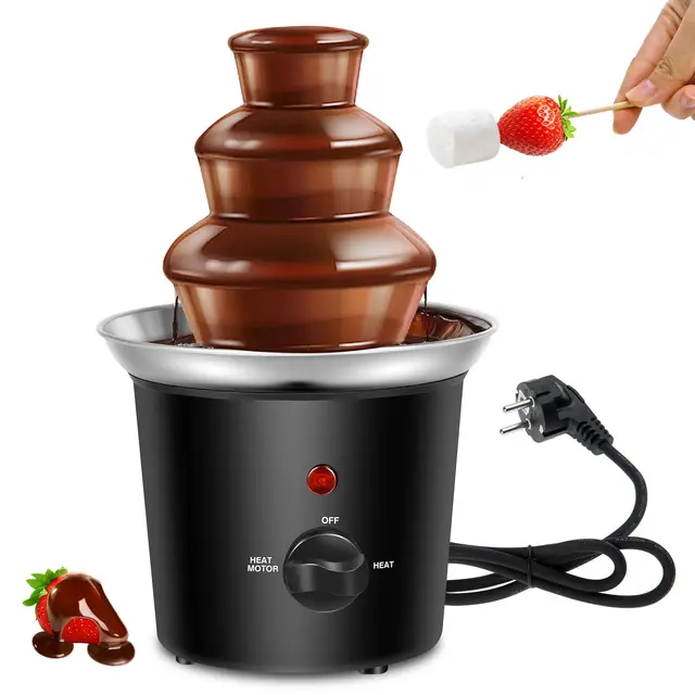 porfoyo fuente chocolate 3 niveles