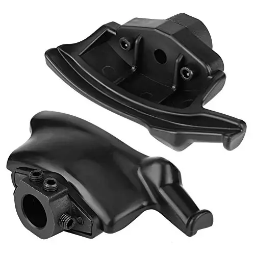 Desmontadora De NeumáTicos,Desmonte Cabeza de Pato Negro Cambiador de Neumáticos Máquina de desmontaje Montaje de nylon plástico Cabeza de pato con 4 tornillos hexagonales Negro 30mm