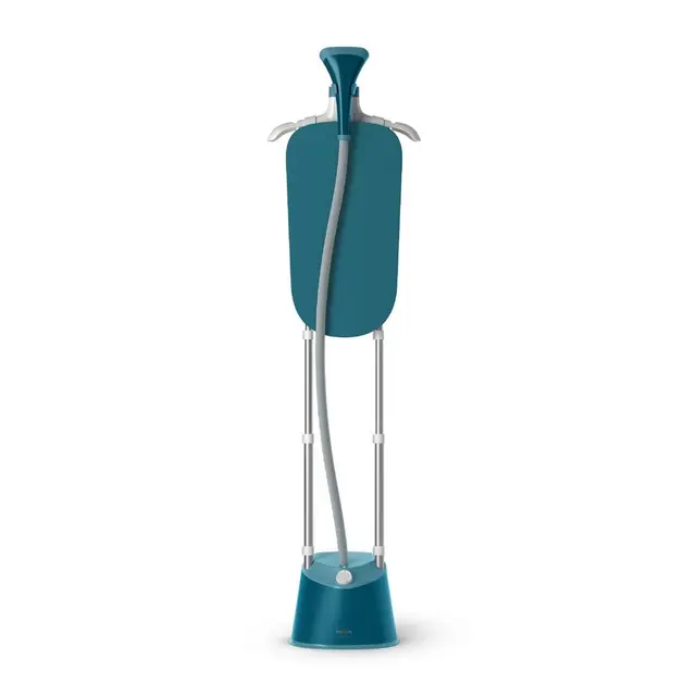 Philips Vaporizador Serie 1000-1800W, Gran depósito de 1,8L, 3 ajustes de vapor, StyleBoard integrado, Eliminación de arrugas, Elimina el 99,9% de las bacterias y los ácaros del polvo* (STE1040/20)
