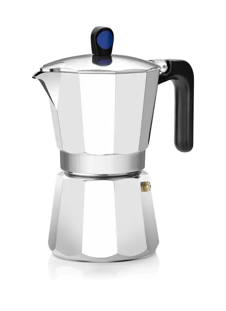 Monix Induction Express | Cafetera italiana inducción, aluminio, capacidad 6 tazas, color plata