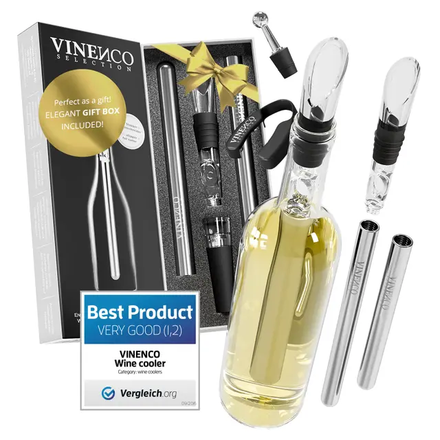 vinenco wc-2 enfriador vino 2 varillas