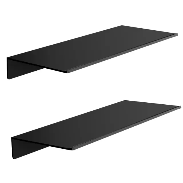 hnvner estante pared negro set 2
