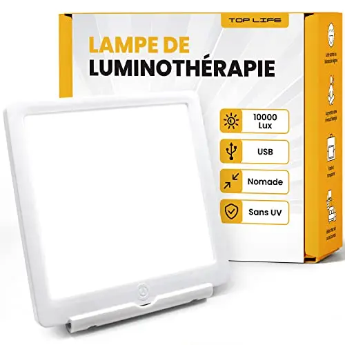top life lámpara luminoterapia 10000 lux